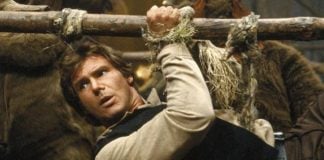 Film still of Han Solo in Return of the Jedi