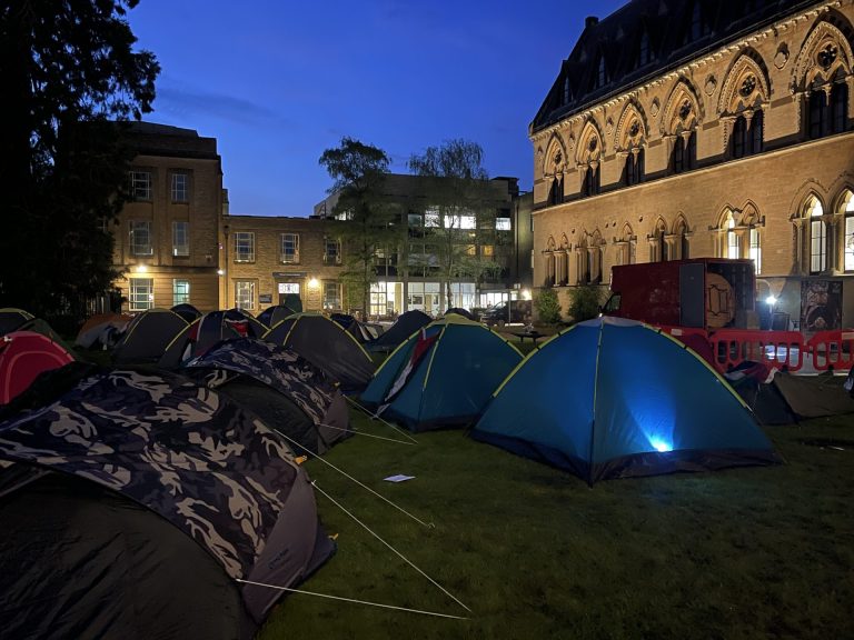 24 hours inside the OA4P encampment