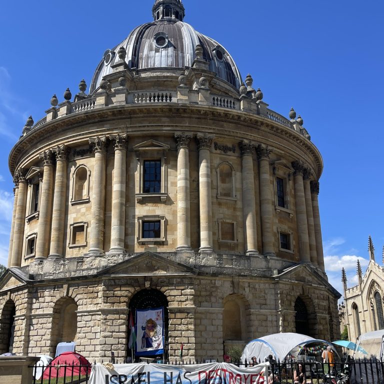 University to pursue court order if Radcliffe Camera encampment does not leave
