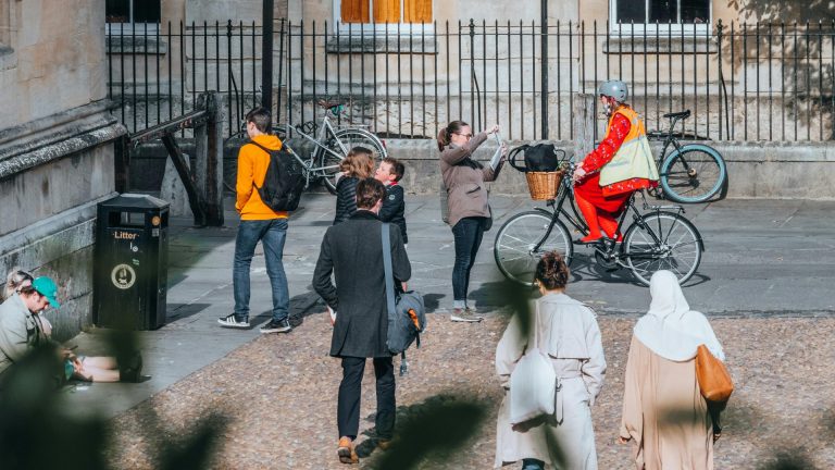 The town, the gown, and… the tourists