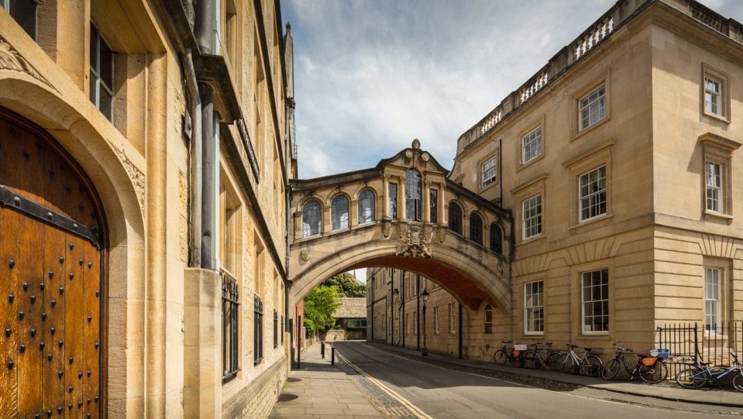 A general view of the Bridge of Sighs