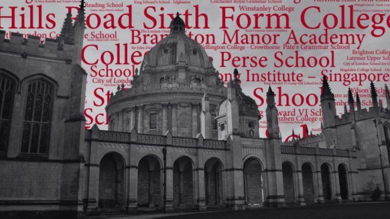 Over 10% of Oxford offers come from just 14 schools