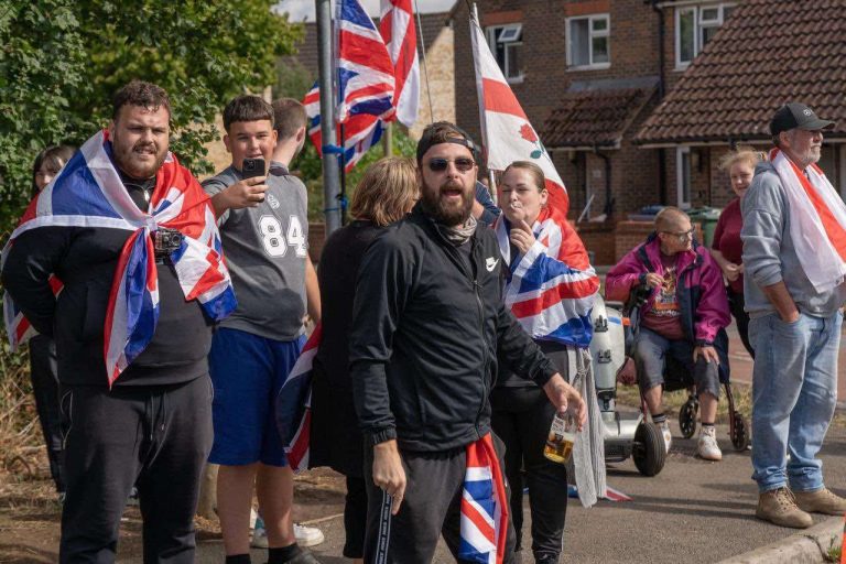 Protests outside Oxford asylum hotel as campaigners call for unity and compassion
