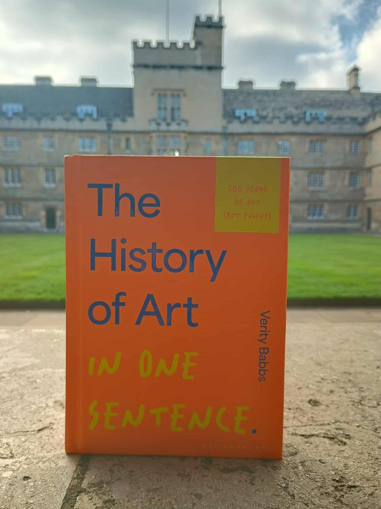 One book, 500 years of art: The History of Art in One Sentence