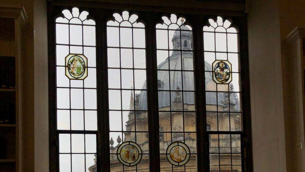 Inside Oxford library