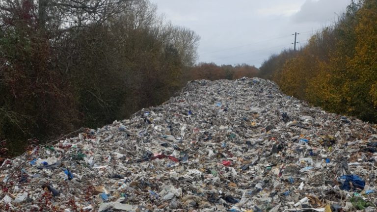 Waste mountain discovered near proposed University development site